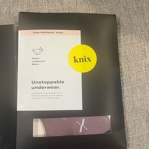 3 pairs of Knix bikini super leakproof underwear